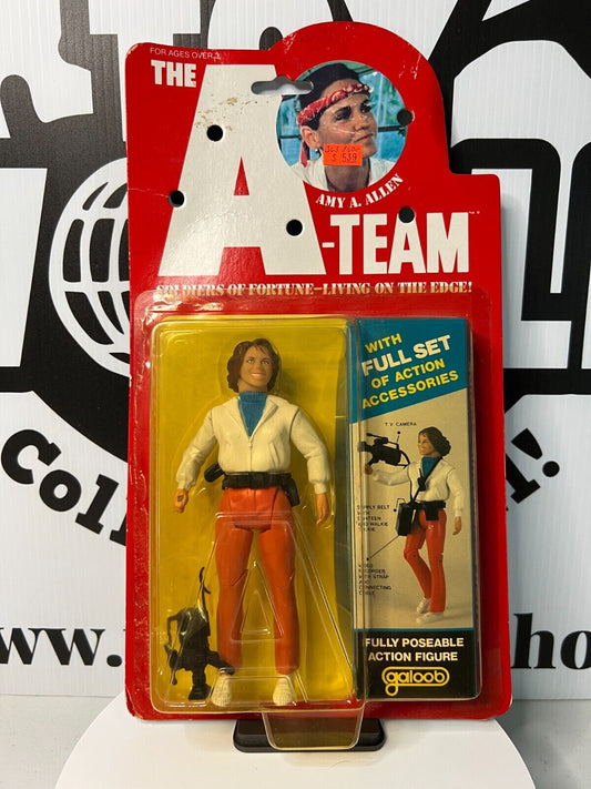 A-Team Amy A. Allen 1983 Galoob Action Figure Not Sealed on Card Mr.T Buddy