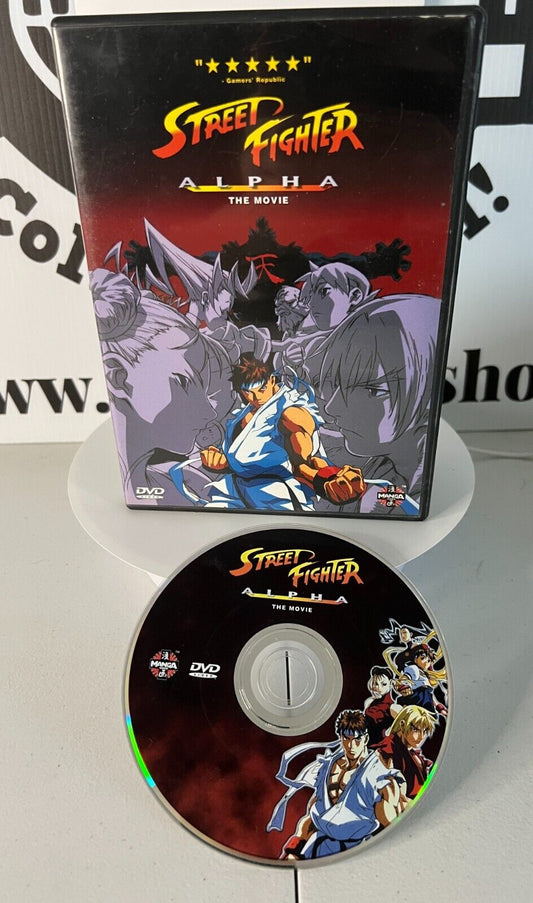 Street Fighter Alpha the Movie Anime DVD OVA Manga Video Capcom Good Condition