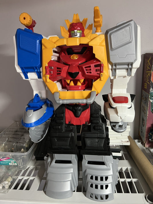 Power Rangers Megazord Lights & Sounds Working Playskool Mighty Morphin Good