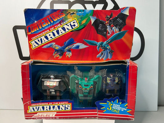 Convertors Avarians 3Pack Robot Action Figure Transformers MOSC Sealed Box Rare