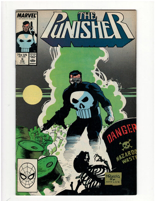 Punisher #6 Marvel Solo Series 1980s Comic Book Frank Castle Good Condition
