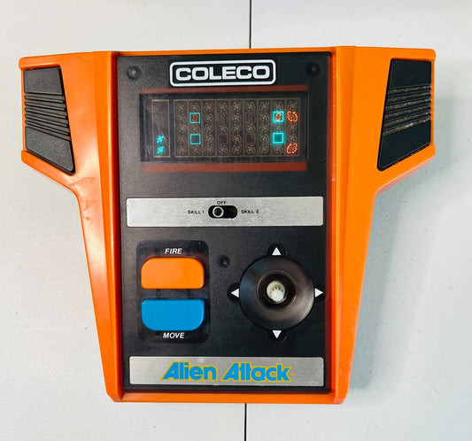 Coleco Alien Attack 1981 Vintage Electronic Handheld Video Game Tested Working