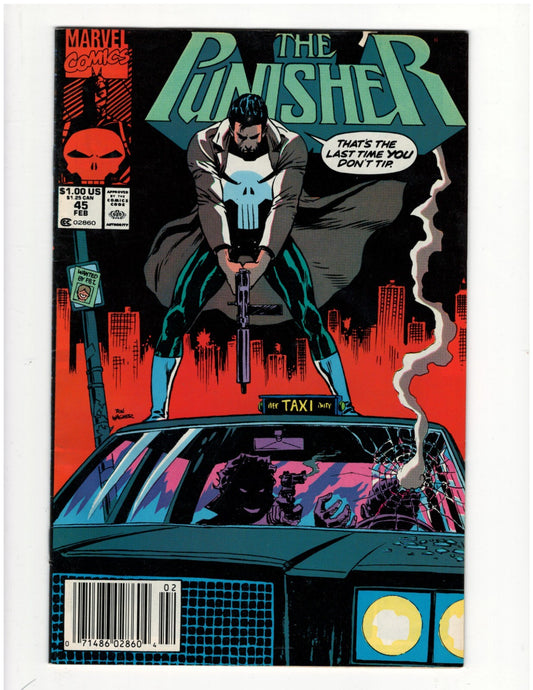 Punisher #45 Marvel Solo Series 1980s Comic Book Frank Castle Good Condition