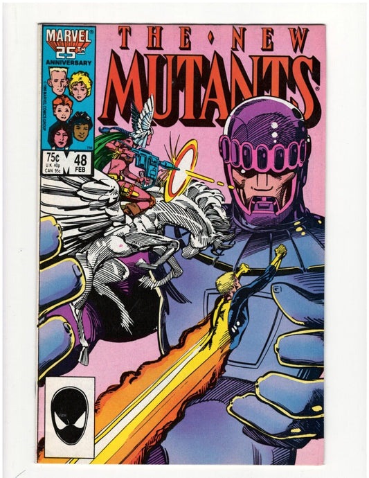 New Mutants #48 New X-Men Chris Claremont Magik Wolfsbane Jubilee Good Condition