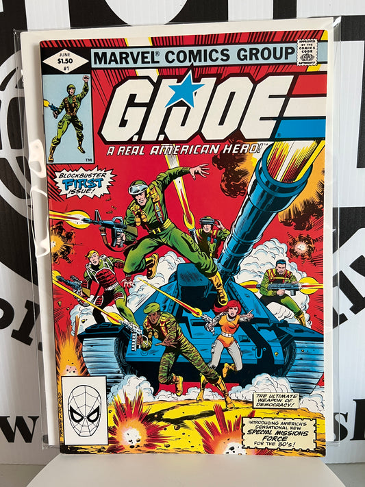 G.I. Joe #1 Marvel Key Comic Book 1982 A Real American Hero Very Good Condition