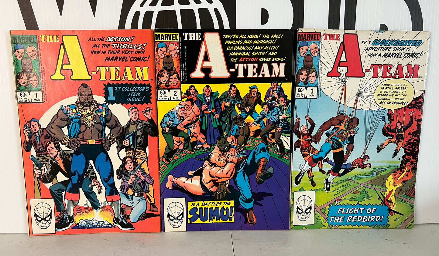 A-Team Marvel Comic Books Set #1 2 3 Lot of 3x Mr.T Hannibal Face Murdoch Good