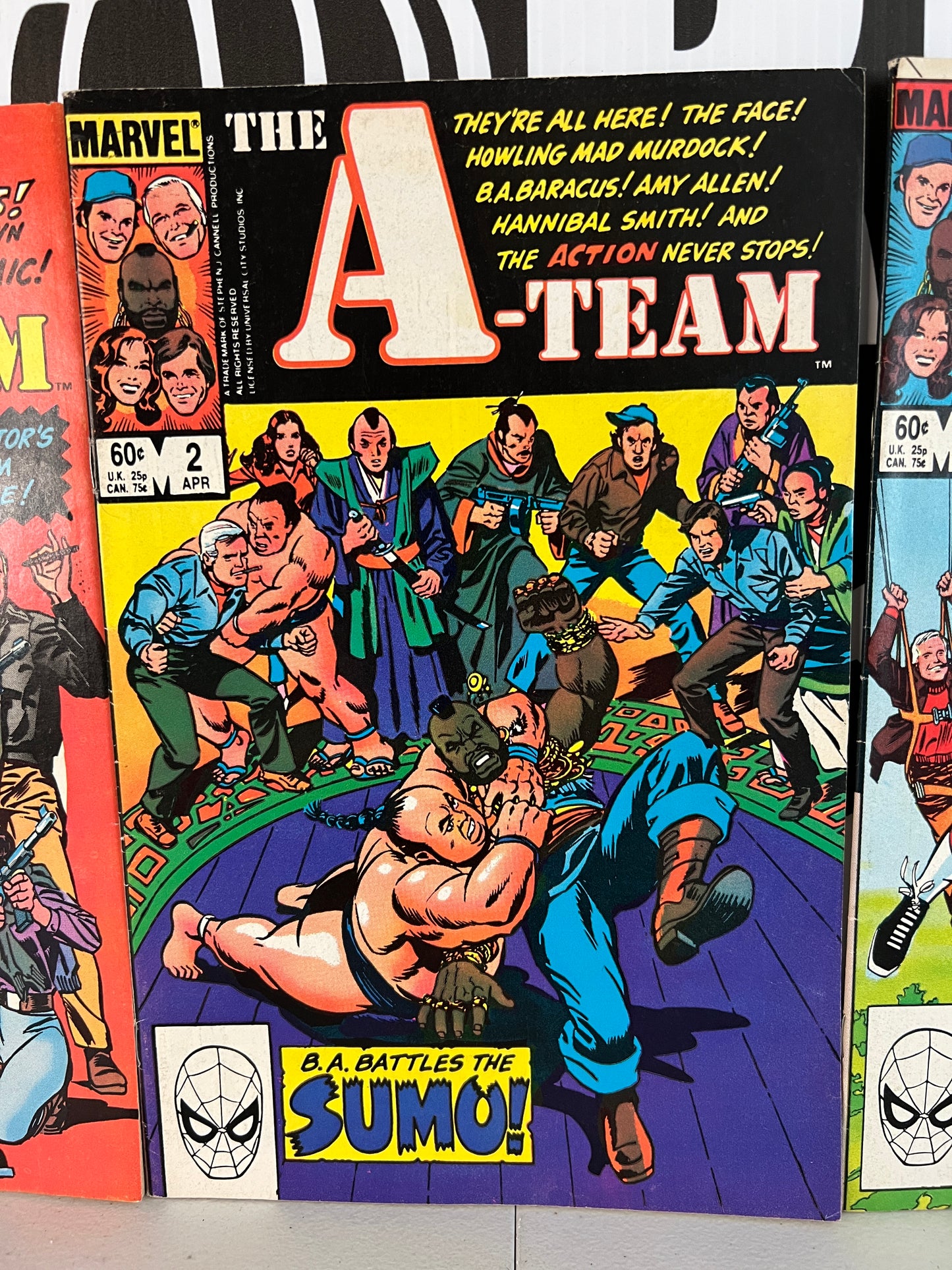 A-Team Marvel Comic Books Set #1 2 3 Lot of 3x Mr.T Hannibal Face Murdoch Good