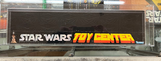 Star Wars Store Display Toy Center Shelf Talker Vintage Kenner 1978 Good Shape