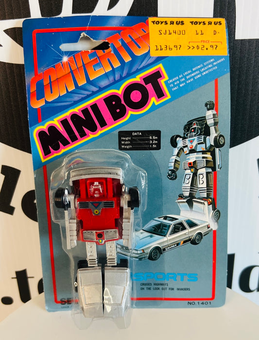 Convertors Minibot Robot Action Figure Transformers Sports MOC Sealed Good Card