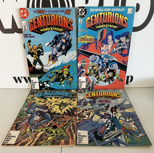 Centurions Comic Books Complete Set Of 4 DC Comics Issues 1 2 3 4 Good Condition