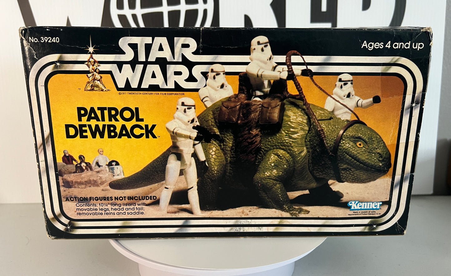 Star Wars Dewback 1978 Vintage Kenner Action Figure Original Box Complete Reigns