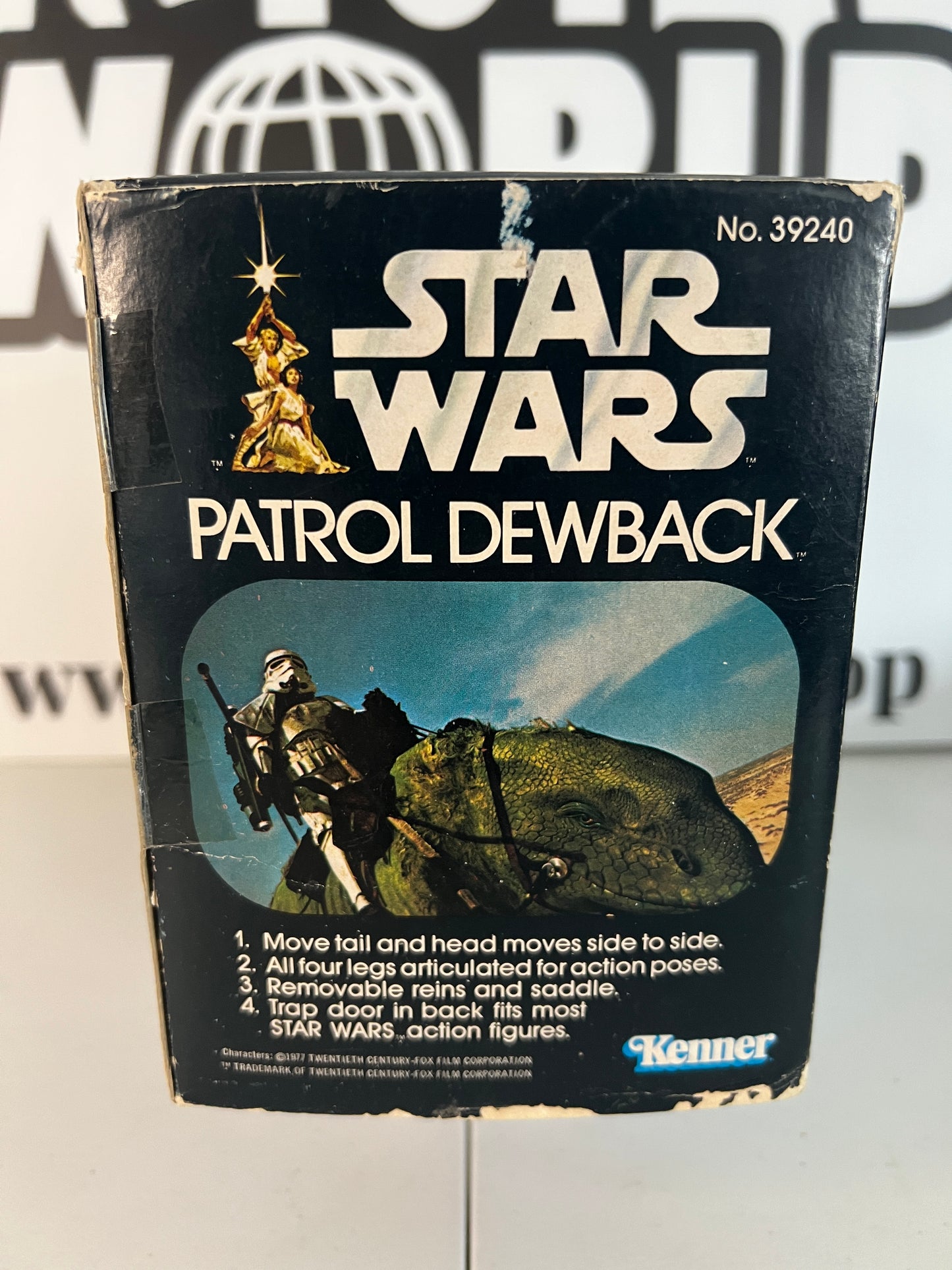 Star Wars Dewback 1978 Vintage Kenner Action Figure Original Box Complete Reigns