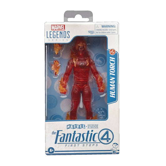 FANTASTIC FOUR MOVIE LEGENDS 6IN HUMAN TORCH AF EST SHIP DATE 7-30-2025