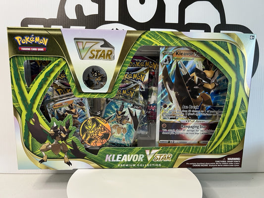 Pokémon TCG Kleavor VSTAR Premium Pin Collection x6 Boxes Factory Sealed Case
