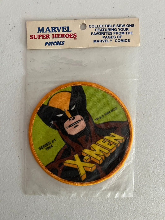 1984 Vintage Marvel Comics Series #1 X-Men Wolverine 4" Inch Sew On Patch New