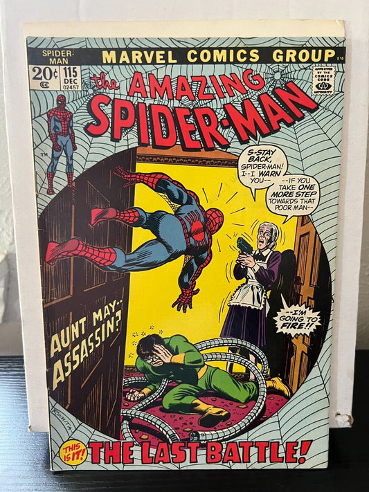 1972 Marvel Key Comic Book Amazing Spider-Man #1158 Doc Ock App G/VG Condition