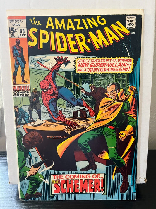 1970 Marvel Key Comic Book Amazing Spider-Man #83 1st App Schemer VG Condition