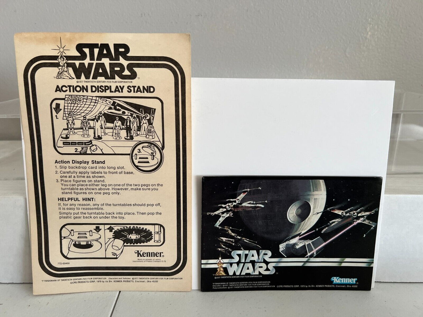 1979 Kenner Star Wars Special Offer Action Display Stand Unused Contents Grail