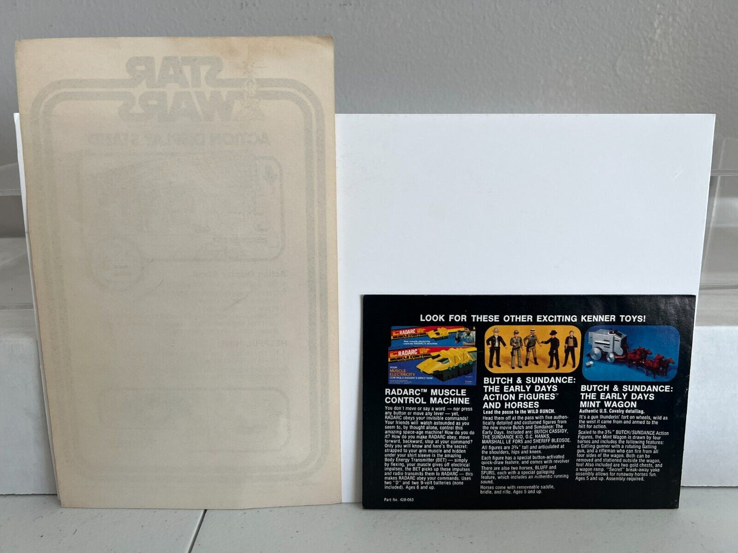 1979 Kenner Star Wars Special Offer Action Display Stand Unused Contents Grail